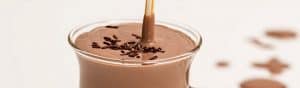 dairy free smoothie close up