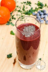 Breakfast green smoothie