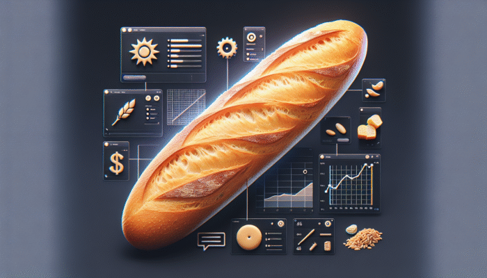 A golden, crispy Vietnamese baguette with a light, airy structure, ideal for banh mi.