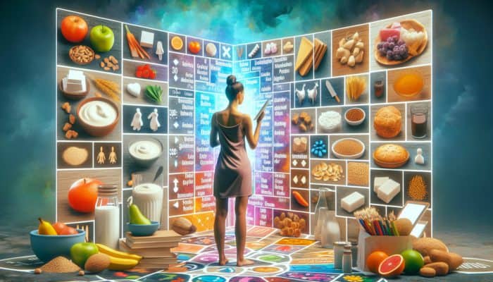 How to Cook for a Whole30 Challenge: A person surrounded by eliminated foods like dairy, grains, and sugar, examining their body's reactions during a 30-day dietary reset.