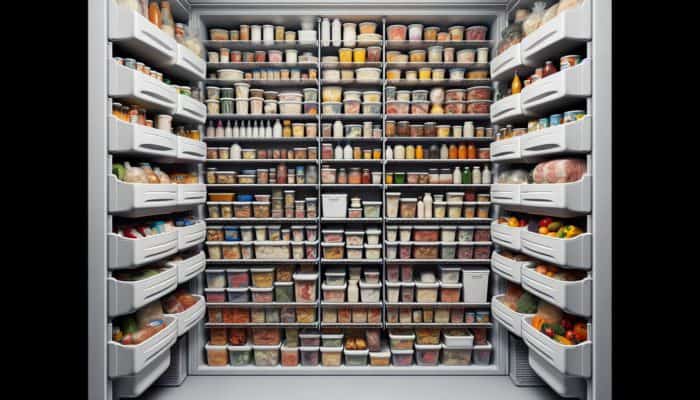 Top Freezer-To-Table Recipes For Emergencies: Top Freezer-To-Table Recipes For Emergencies: A well-organized freezer with labeled containers, grouping items for quick access and reduced waste.